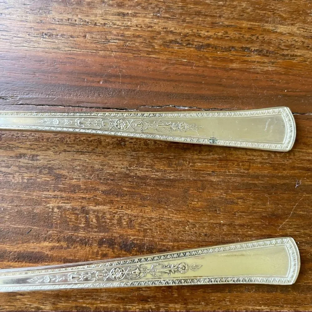 Vintage 1927 R C Co Orleans Set of 3 Dinner Spoons